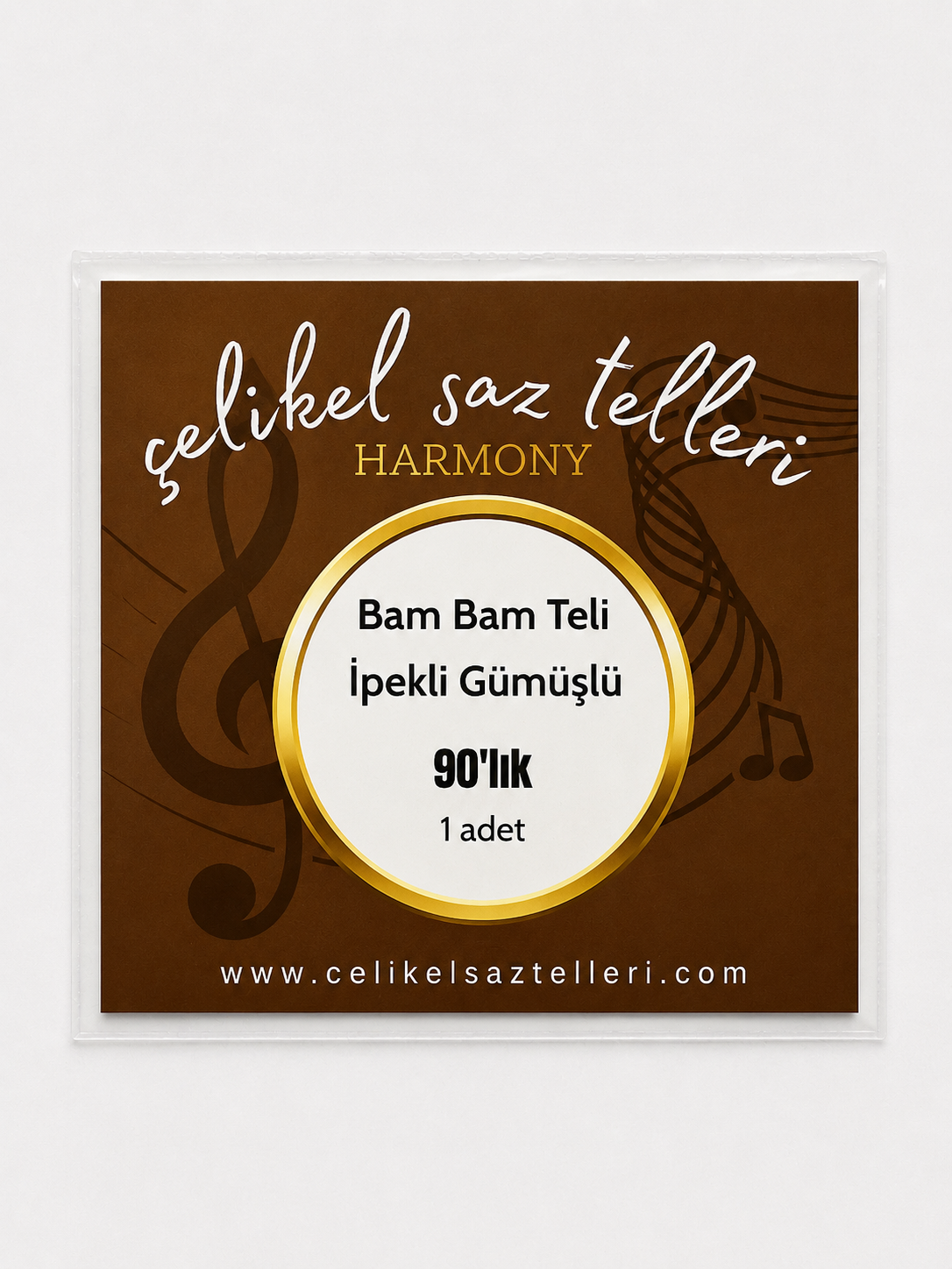 Bam Bam Teli İpekli Gümüşlü 90'lık